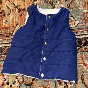 Blue Cocomo Puffer Vest